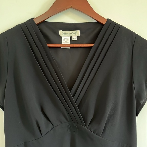 Coldwater Creek empire waist wrap Dress size 8 p - Picture 3 of 5